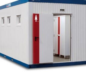 container toilet 30 feet