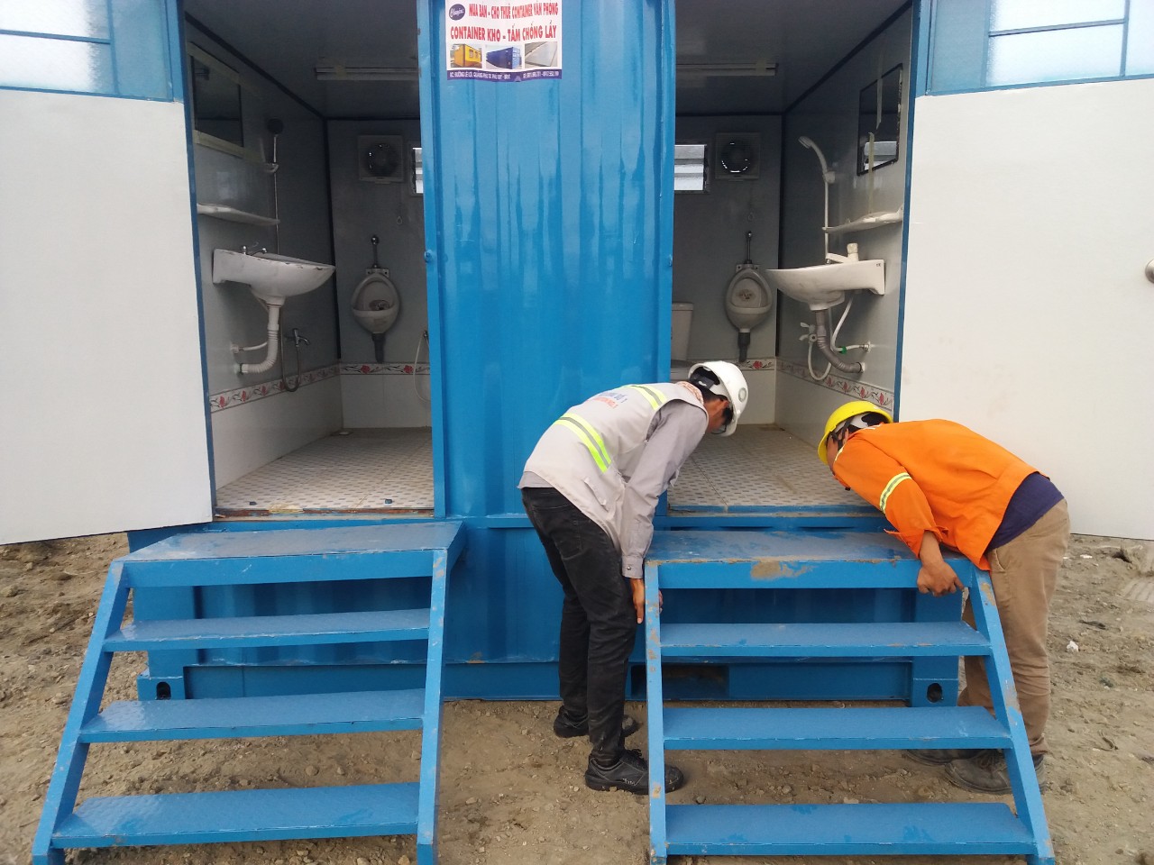 Thi công container Toilet ở Phú Mỹ - BÀ RỊA VŨNG TÀU 