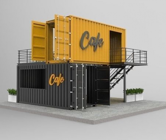container cafe 45 feet